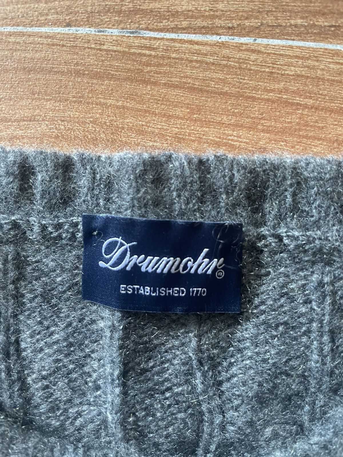 Drumohr Drumohr Crew-Neck Cashmere Sweatshirt Size XL / US 12-14 / IT 48-50 - 3 Thumbnail