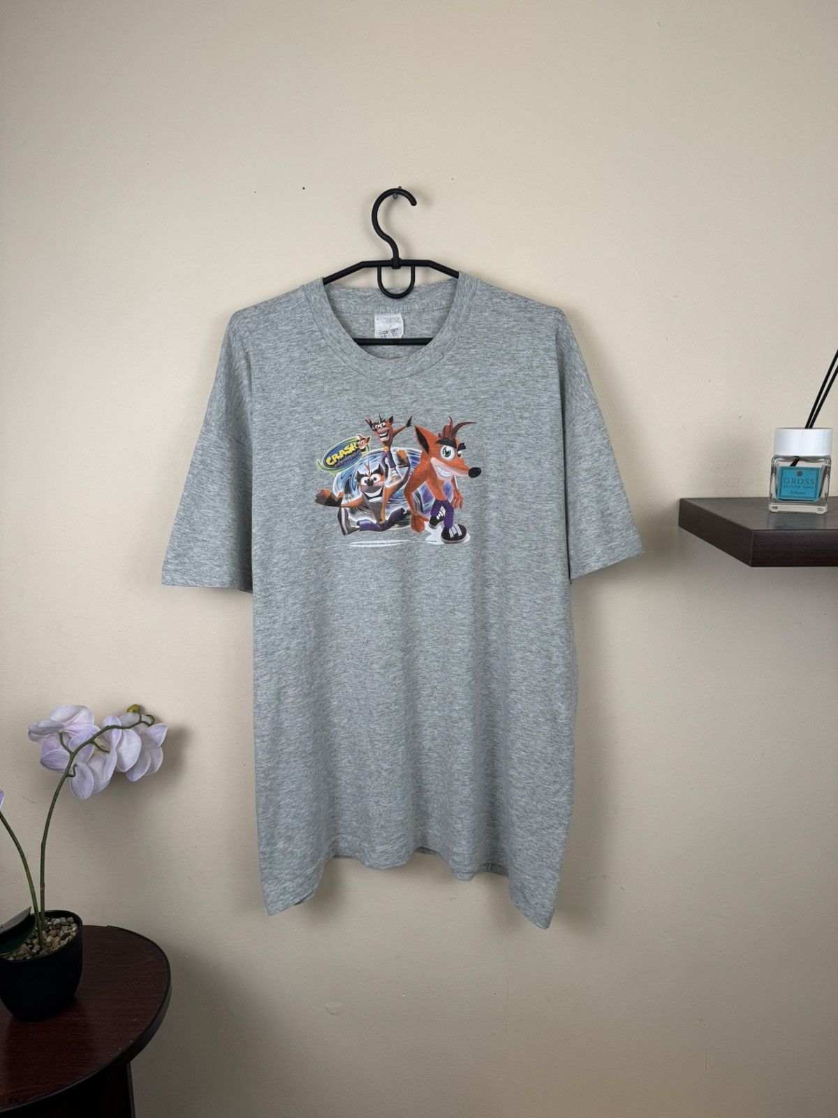Other Vintage Crash Bandicoot T shirt 2000 PS1 Game Sz XL Grey Size US XL / EU 56 / 4 - 1 Thumbnail