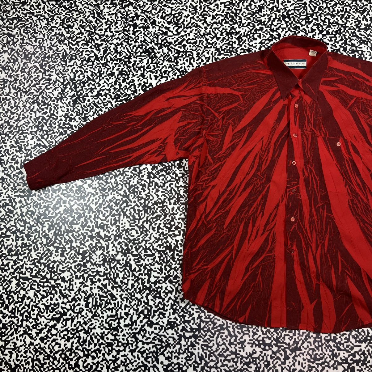 Japanese Brand Vintage Y2K Japanese Abstract Issey Miyake Style Retro Shirt Size US L / EU 52-54 / 3 - 4 Thumbnail