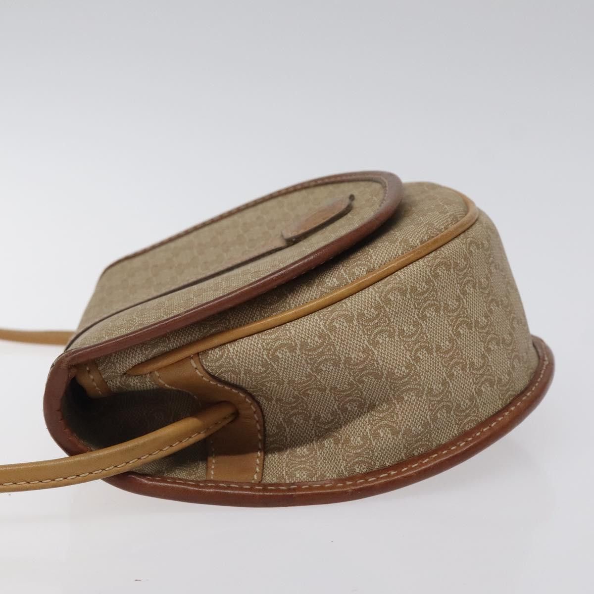 Celine CELINE Macadam Canvas Shoulder Bag Pvc Beige Gold Size ONE SIZE - 5 Thumbnail