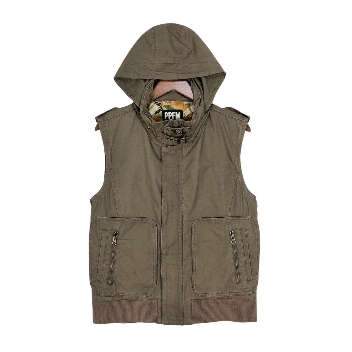 PPFM Vintage PPFM Vest Jacket Hoodie Japanese Brand Streetwear Size US S / EU 44-46 / 1 - 1 Thumbnail