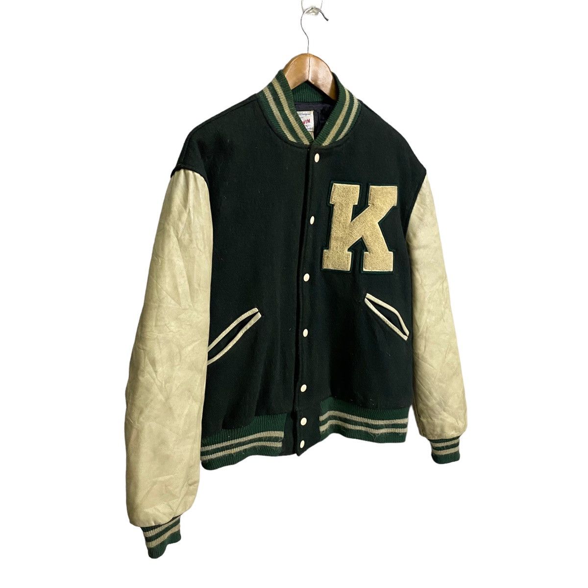 Vintage RARE 60s BUTWIN THE CHAMPION VARSITY JACKET Size US L / EU 52-54 / 3 - 3 Thumbnail
