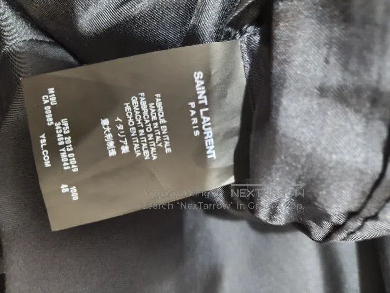 Saint Laurent Paris Saint Laurent Paris Men's Overcoat Size US M / EU 48-50 / 2 - 4 Thumbnail