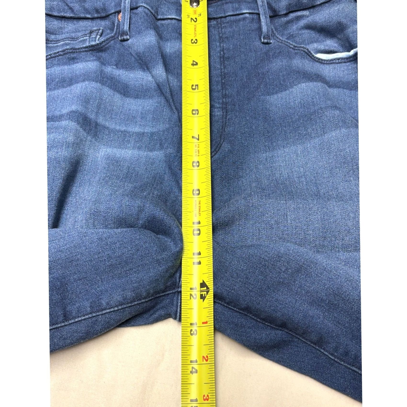 Good American Good American Womens High Rise Skinny Jeans Dark Wash Blue 16W 28in Inseam 5-Pocket Stretch Logo Size 38" / US 16 / IT 52 - 7 Thumbnail