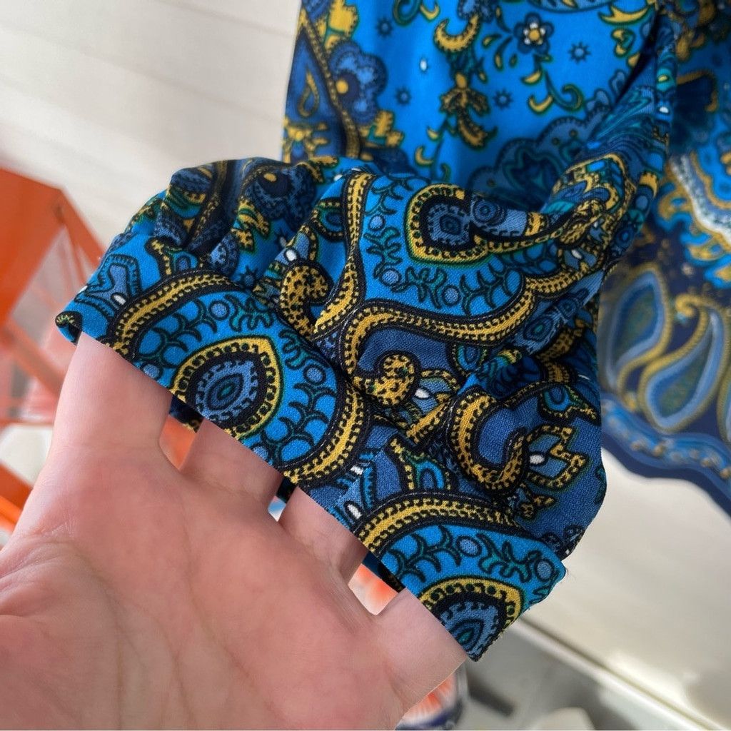 Ann Taylor Ann Taylor Paisley Top Size M Size M / US 6-8 / IT 42-44 - 3 Thumbnail