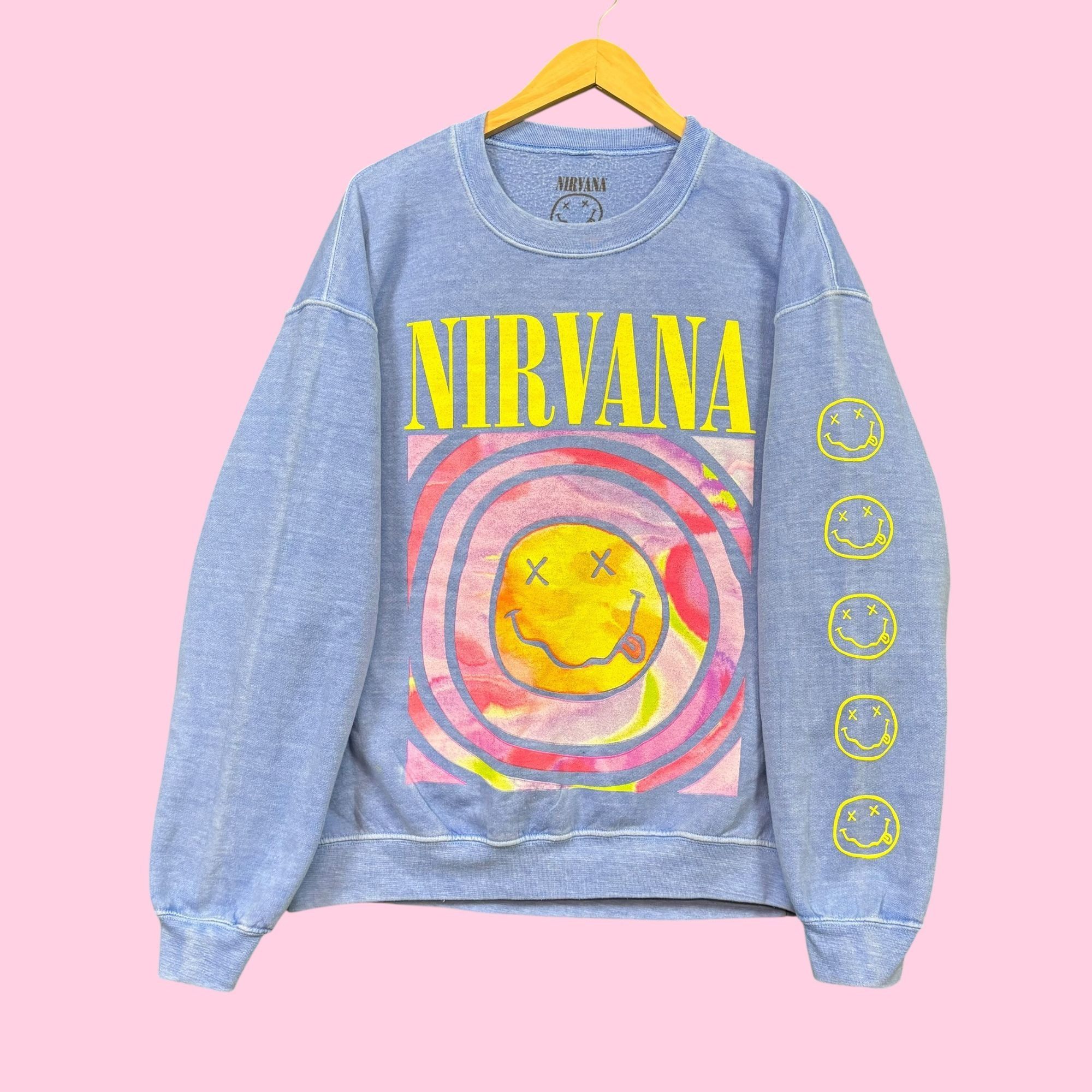 Nirvana Nirvana Nevermind Grunge Band Oversized Crewneck Sweater M Size US M / EU 48-50 / 2 - 1 Thumbnail