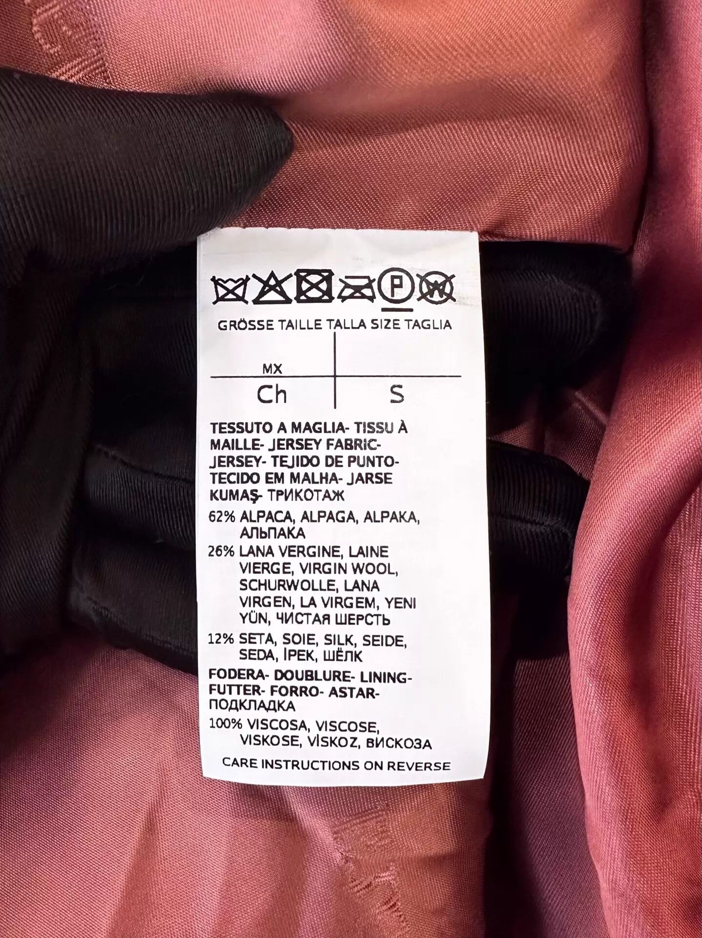 Max Mara MaxMara Women's Magenta Alpaca Coat S Dilraba Size S / US 4 / IT 40 - 7 Thumbnail
