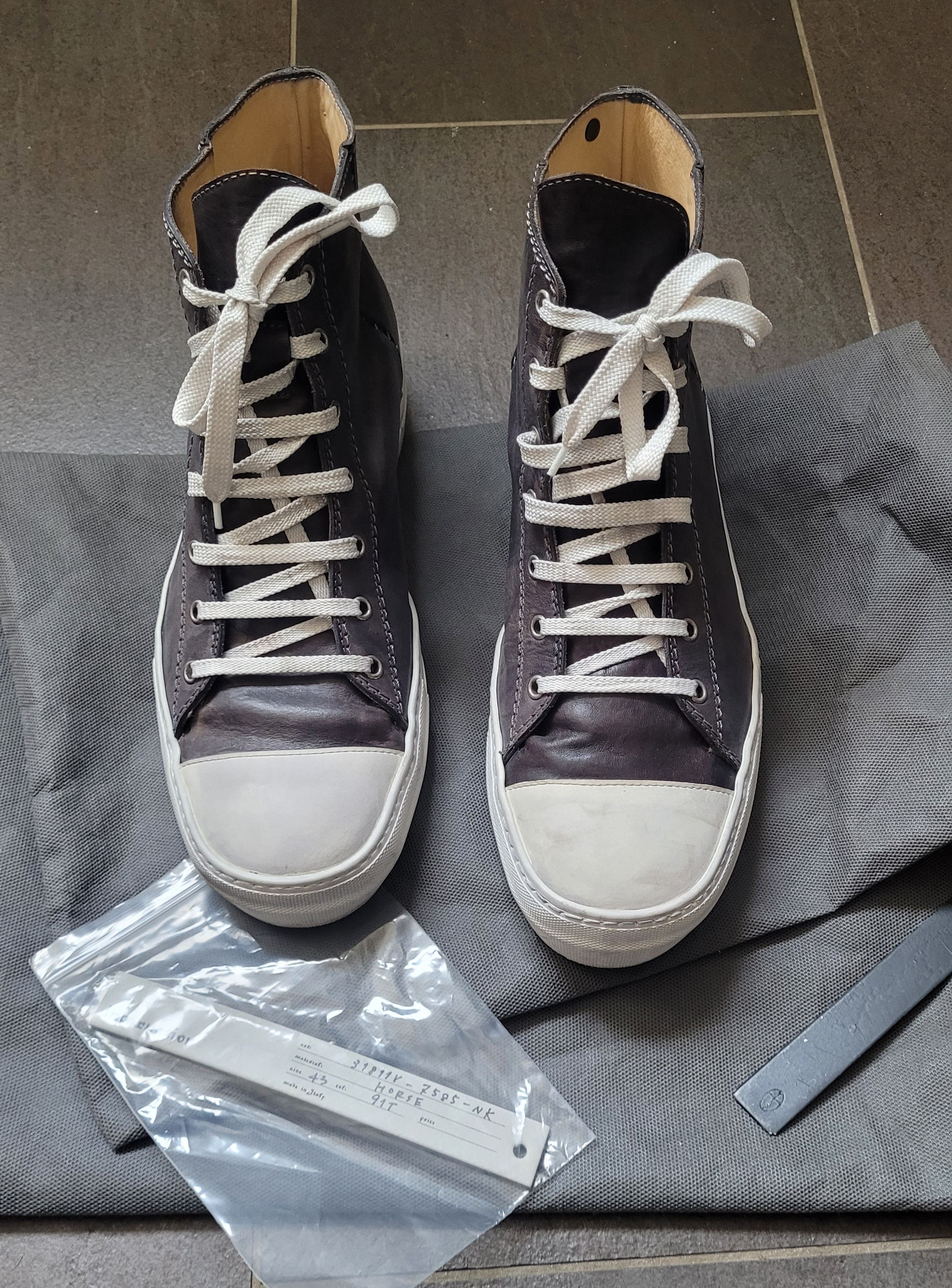 Incarnation Incarnation x Guidi leather Sneaker Scarstitch size 43-44 Size US 10.5 / EU 43-44 - 7 Thumbnail