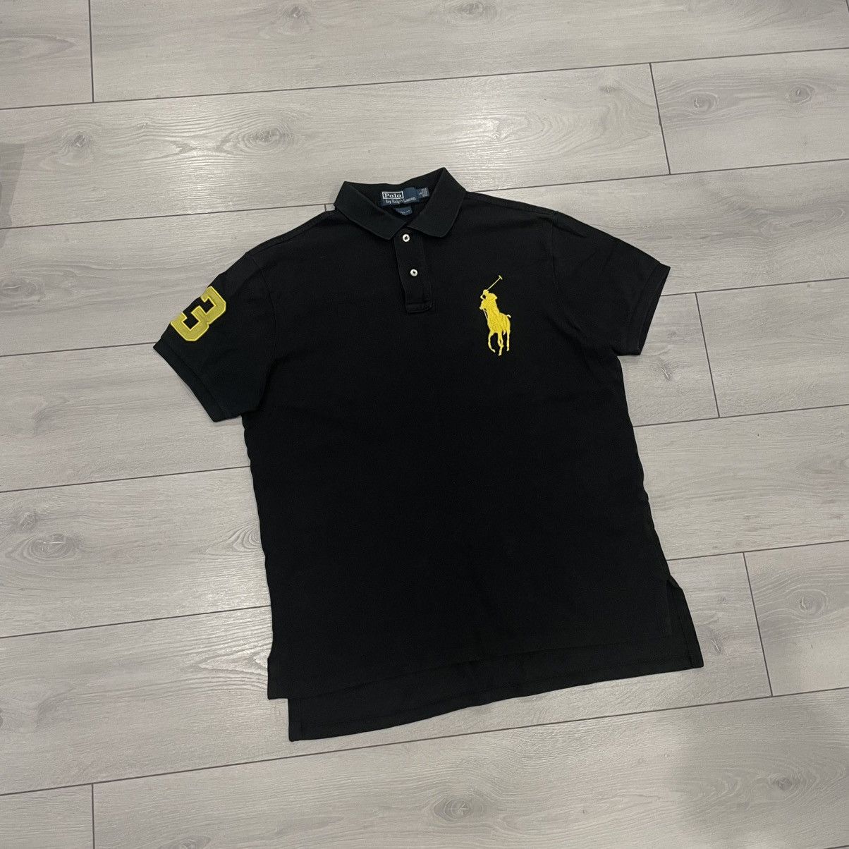 Polo Ralph Lauren × Ralph Lauren × Vintage Polo Ralph Lauren BLACK Chief Keef Polo Shirt PRL TEE OLD Y2 Size US L / EU 52-54 / 3 - 1 Thumbnail