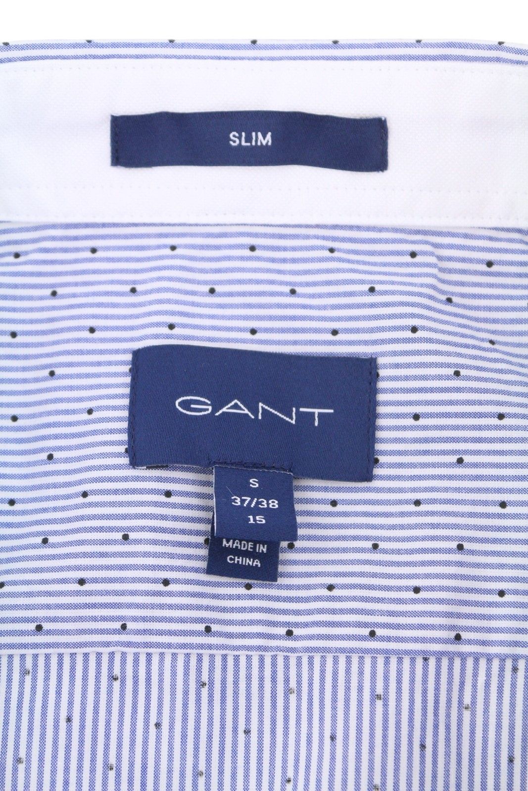 Gant SLIM BANKER BOT S College Blue Button-Down Logo 87515 Size US S / EU 44-46 / 1 - 6 Thumbnail