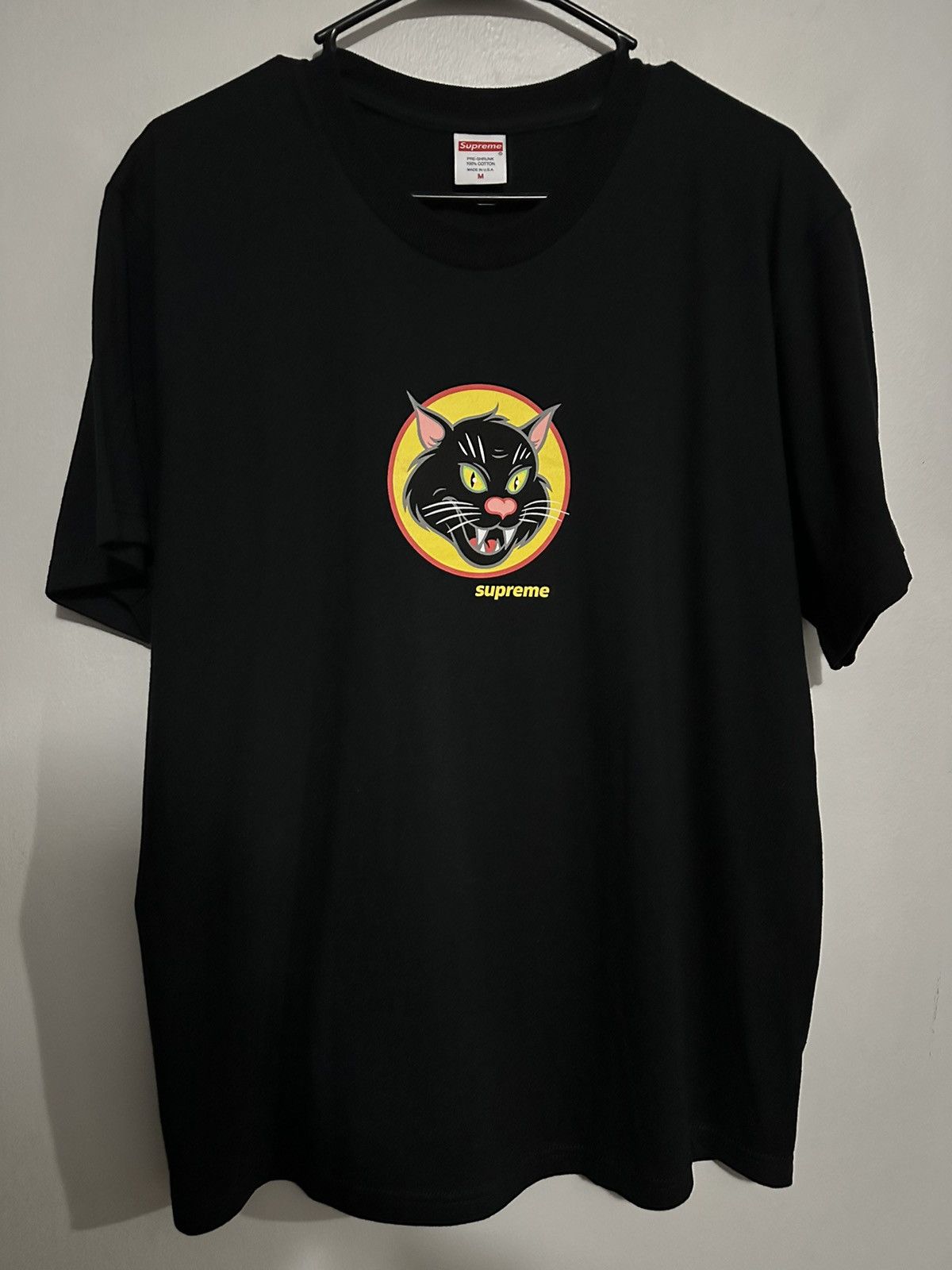 Supreme Black Cat Tee | Grailed