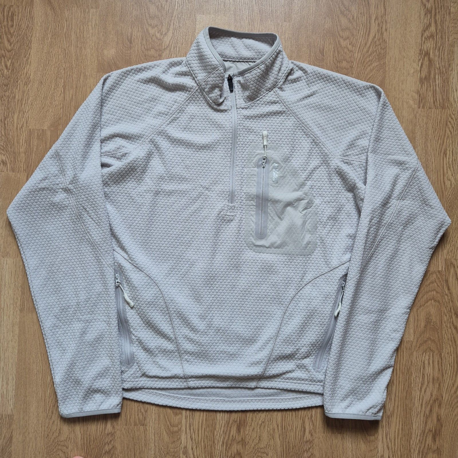 Palace Palace Run It 1/2 Zip Thermal Track Jacket Grey New SS24 Size US L / EU 52-54 / 3 - 1 Thumbnail
