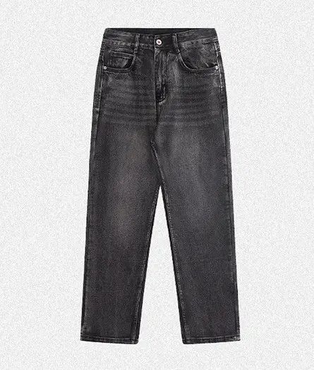 Japanese Brand Vintage washed distressed loose versatile simple jeans Size US 32 / EU 48 - 5 Thumbnail