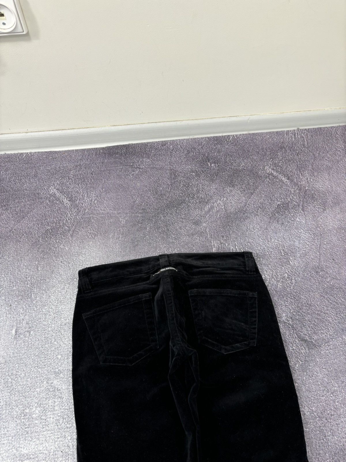 Jean Paul Gaultier Vintage Jean Paul Gaultier Women’s Velvet Rare Black Pants Size 30" / US 8 / IT 44 - 14 Thumbnail