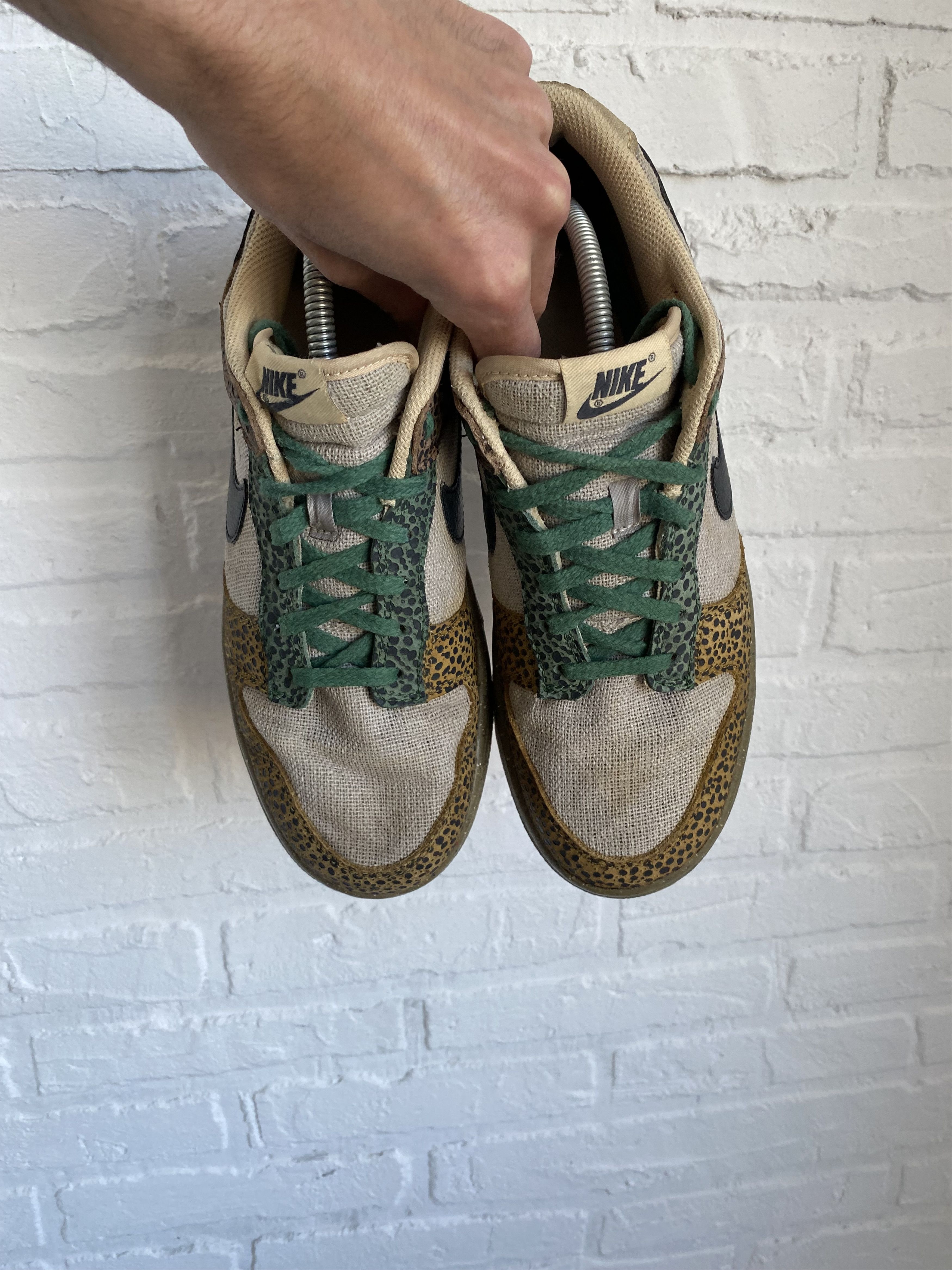 Nike Nike Dunk Low Safari Golden Moss Size US 9 / EU 42 - 12 Thumbnail