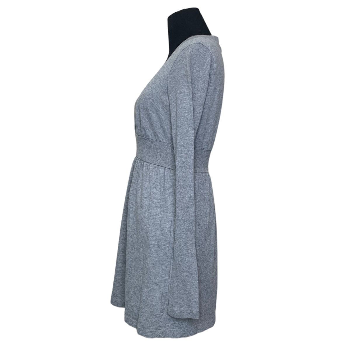 James Perse JAMES PERSE gray Long Sleeve V-Neck Mini Dress size 2 - M Size M / US 6-8 / IT 42-44 - 3 Thumbnail