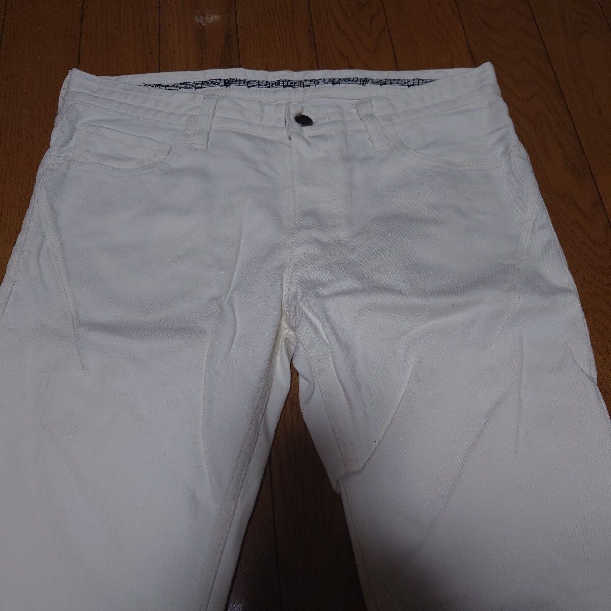 Number (N)ine White Jeans Size US 31 - 2 Thumbnail