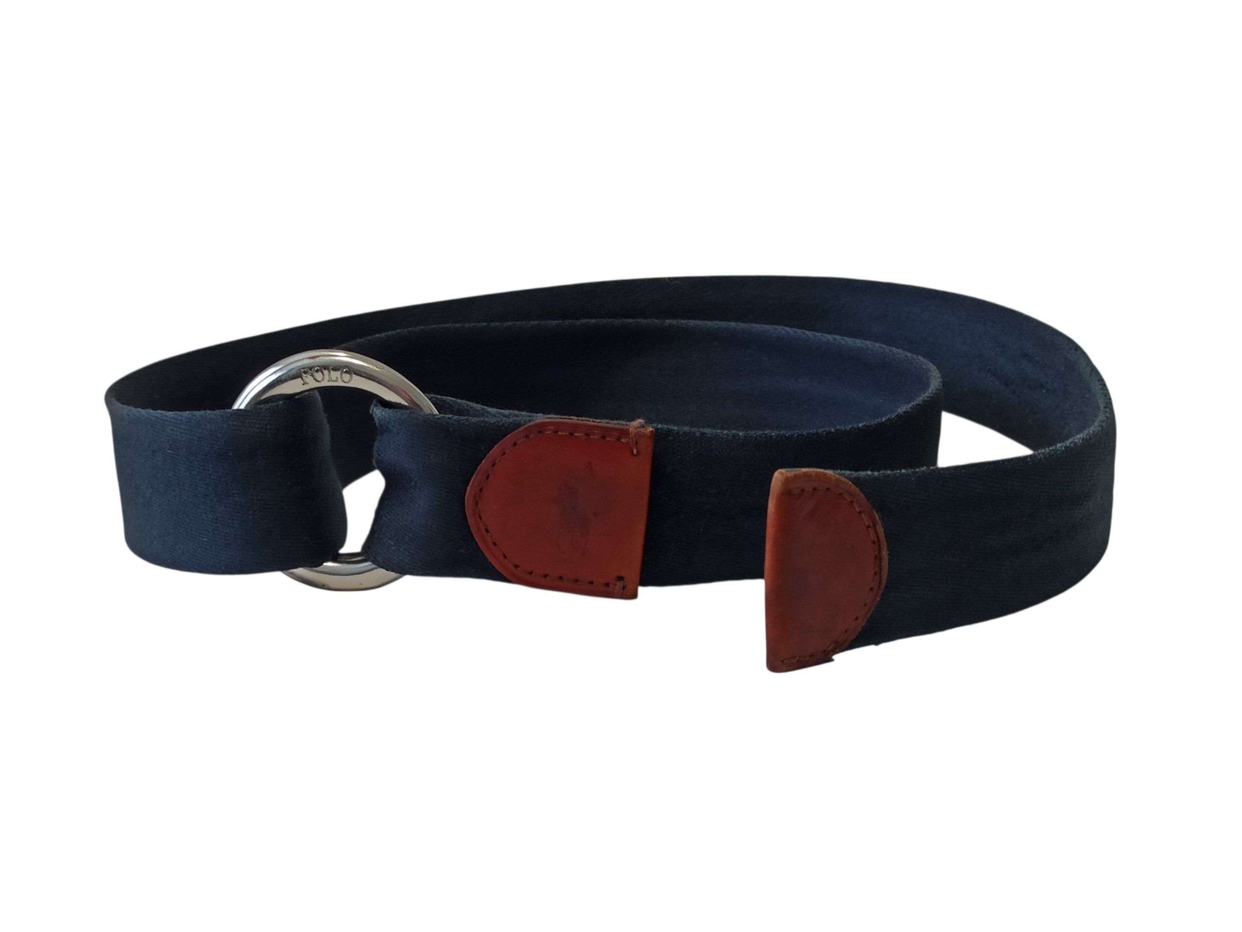 Polo Ralph Lauren Polo Ralph Lauren Vintage Navy Canvas D-Ring Belt Size ONE SIZE - 1 Thumbnail