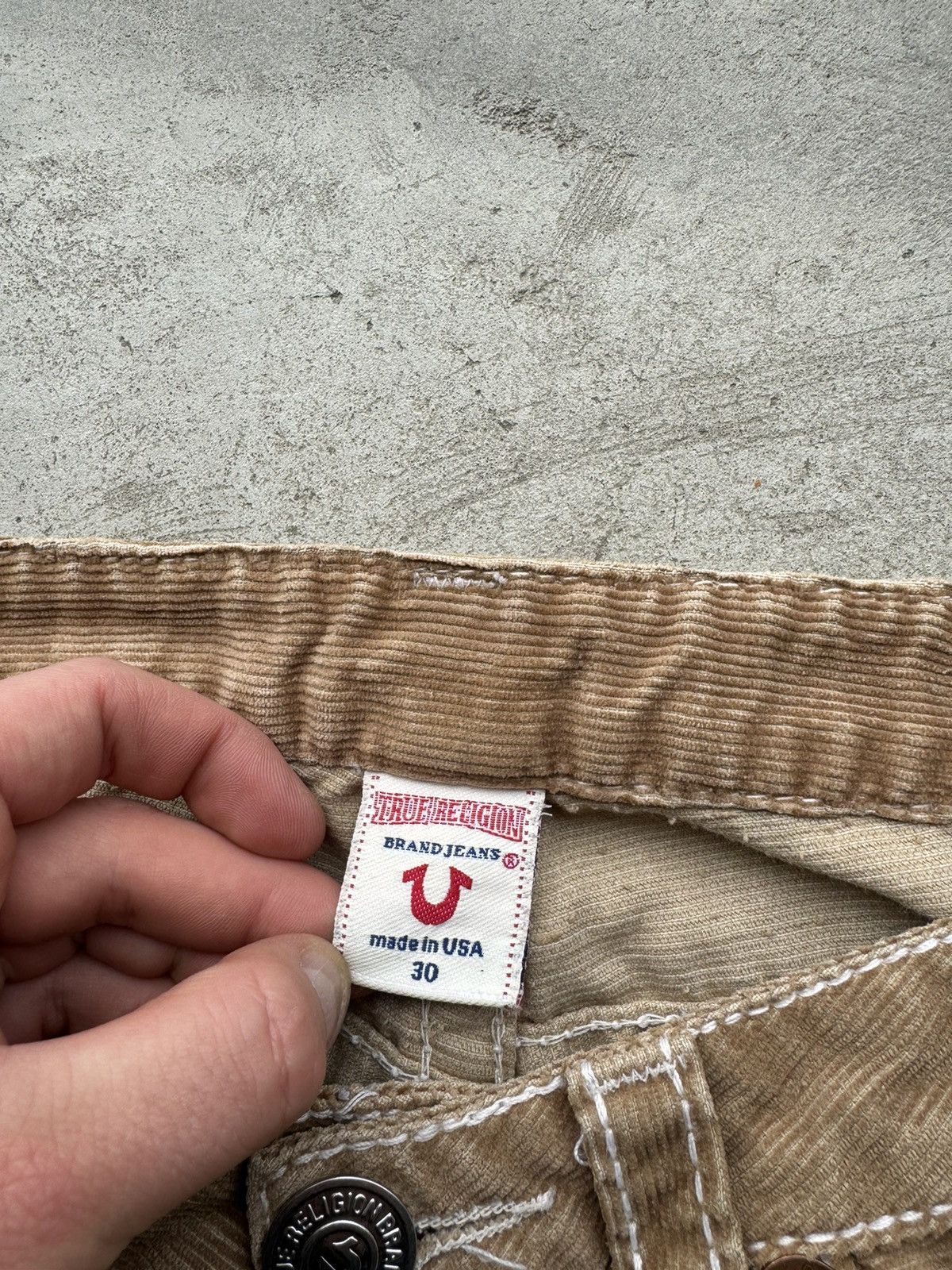 True Religion True Religion Vintage Y2k Flared Courduroy Pants Size US 30 / EU 46 - 10 Thumbnail