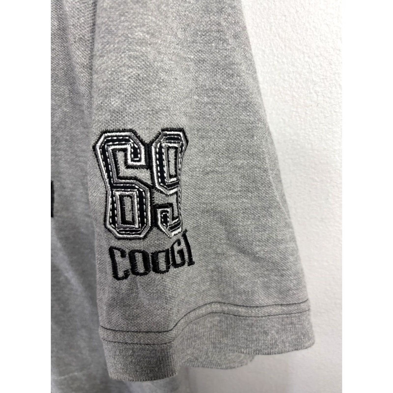 Coogi COOGI Polo Shirt 2XL Mens Gray Embroidered Logo Australia Graphic Knit Short Sleeve Collared Shirt Size US XXL / EU 58 / 5 - 3 Thumbnail