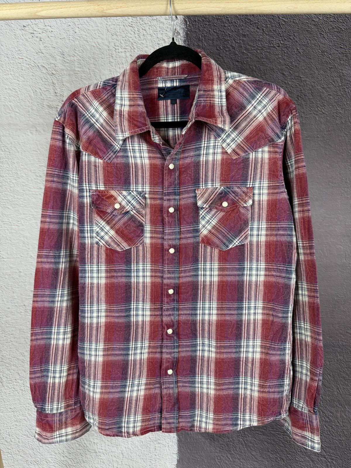 Flannel Gembony Japanese style red flannel vintage checkered shirt Size US L / EU 52-54 / 3 - 2 Thumbnail