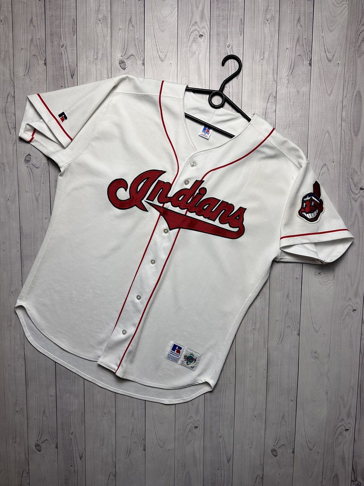 Russell Athletic Vintage Indians jersey size M Baseball Russell Athletic M Size US M / EU 48-50 / 2 - 1 Thumbnail