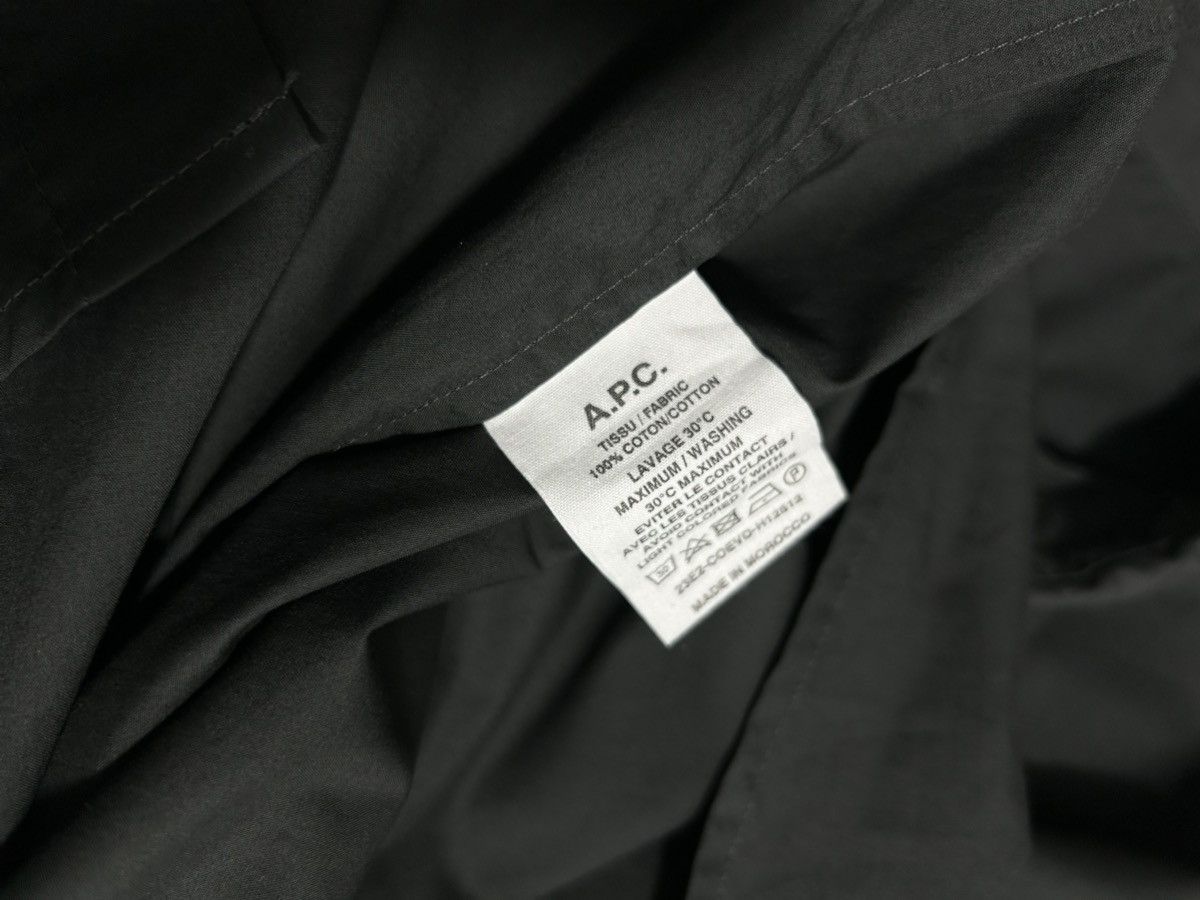 A.P.C. A.P.C. Chemise Clement Anthracite Size US XXL / EU 58 / 5 - 5 Thumbnail