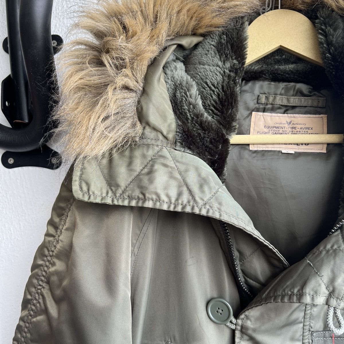 Alpha Industries × Avirex VINTAGE AVIREX ALPHA INDUSTRIES N-3B FLIGHT BOMBER JACKET Size US L / EU 52-54 / 3 - 5 Thumbnail