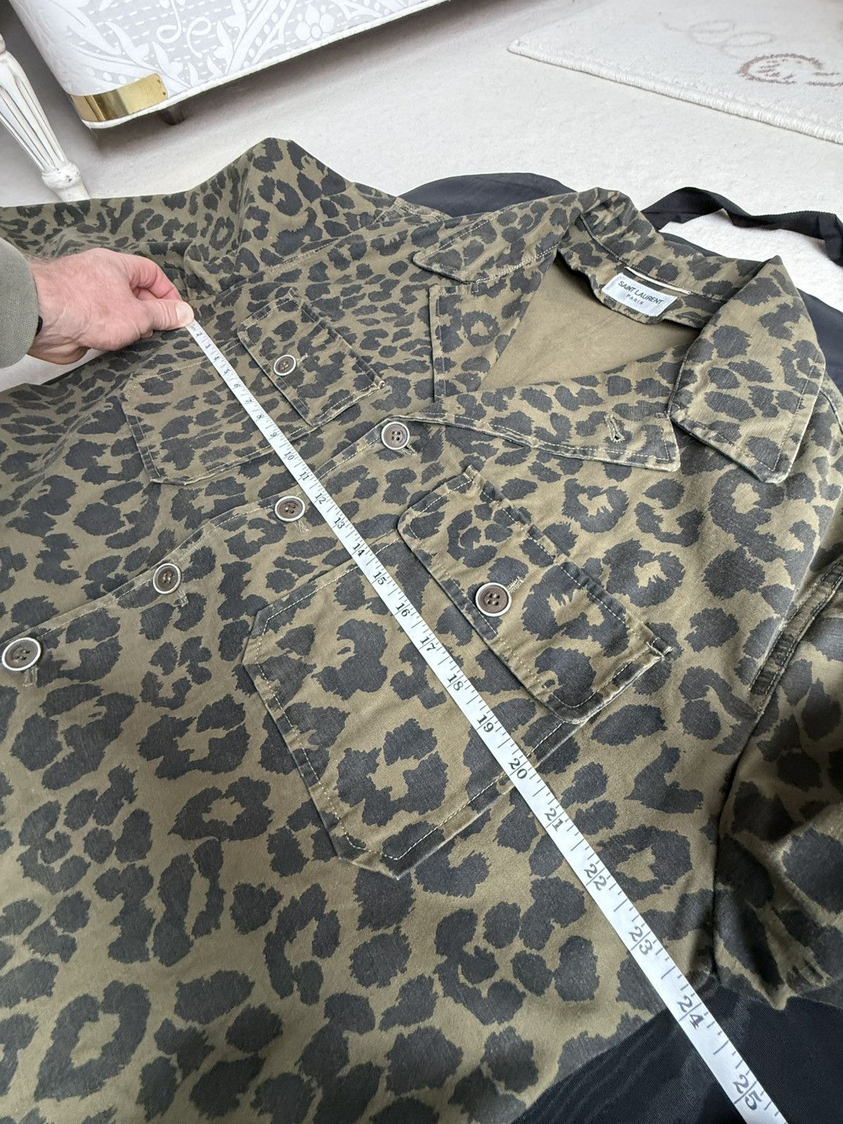 Saint Laurent Paris SS16 Saint Laurent yeah baby babycat leopard jacket 54 XL Size US L / EU 52-54 / 3 - 7 Thumbnail