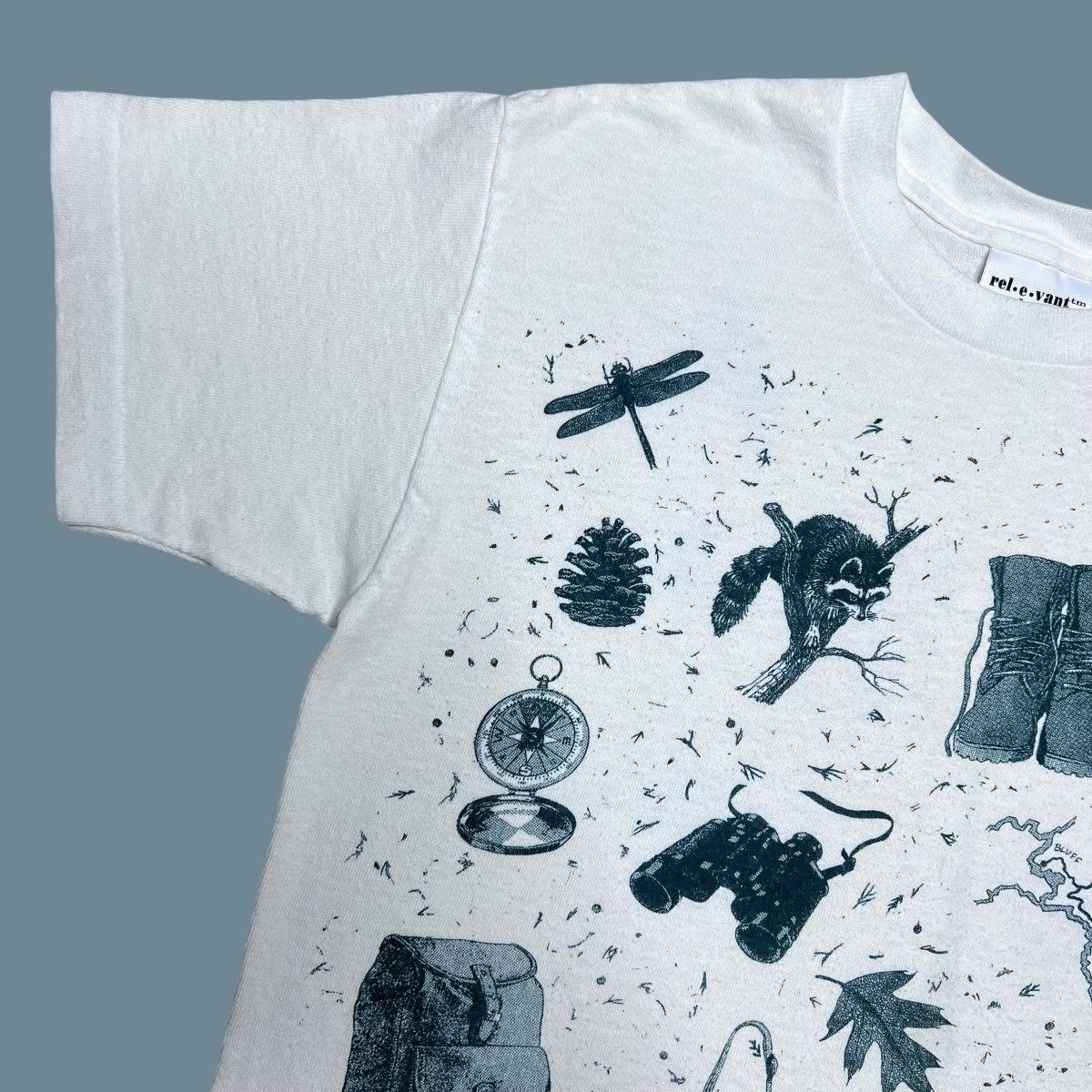 Vintage Vintage 1995 Relevant Products Nature Wear Double Sided Tee Size US S / EU 44-46 / 1 - 4 Thumbnail