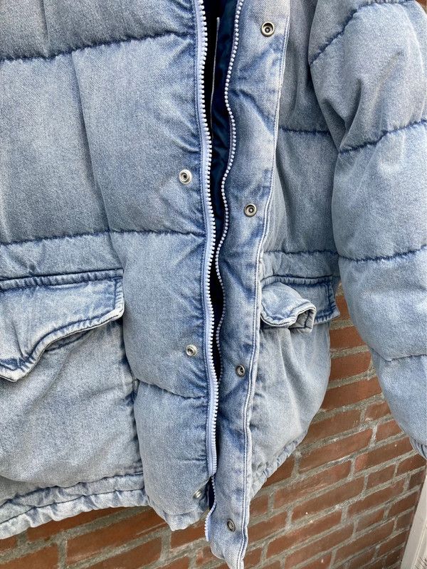 Levi's western super puffer jacket coat Large down denim Size US L / EU 52-54 / 3 - 5 Thumbnail
