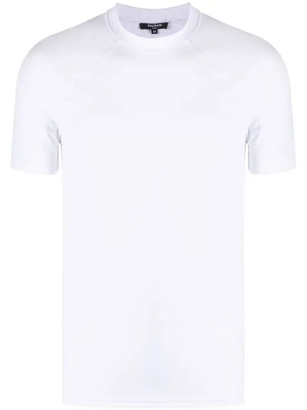 Balmain o1y0426 Crewneck T-Shirt in White Size US XS / EU 42 / 0 - 1 Thumbnail