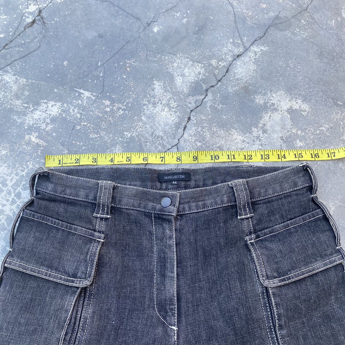 Japanese Brand INTELLECTION Wide Baggy Flare Size US 30 / EU 46 - 8 Thumbnail
