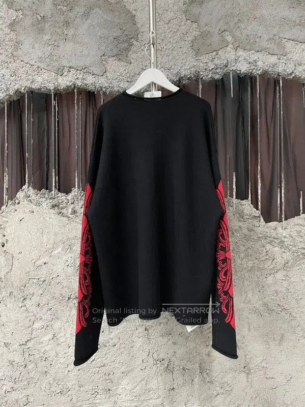 Chrome Hearts Chrome Hearts Black Cashmere Pullover Sweater . Size US M / EU 48-50 / 2 - 1 Thumbnail