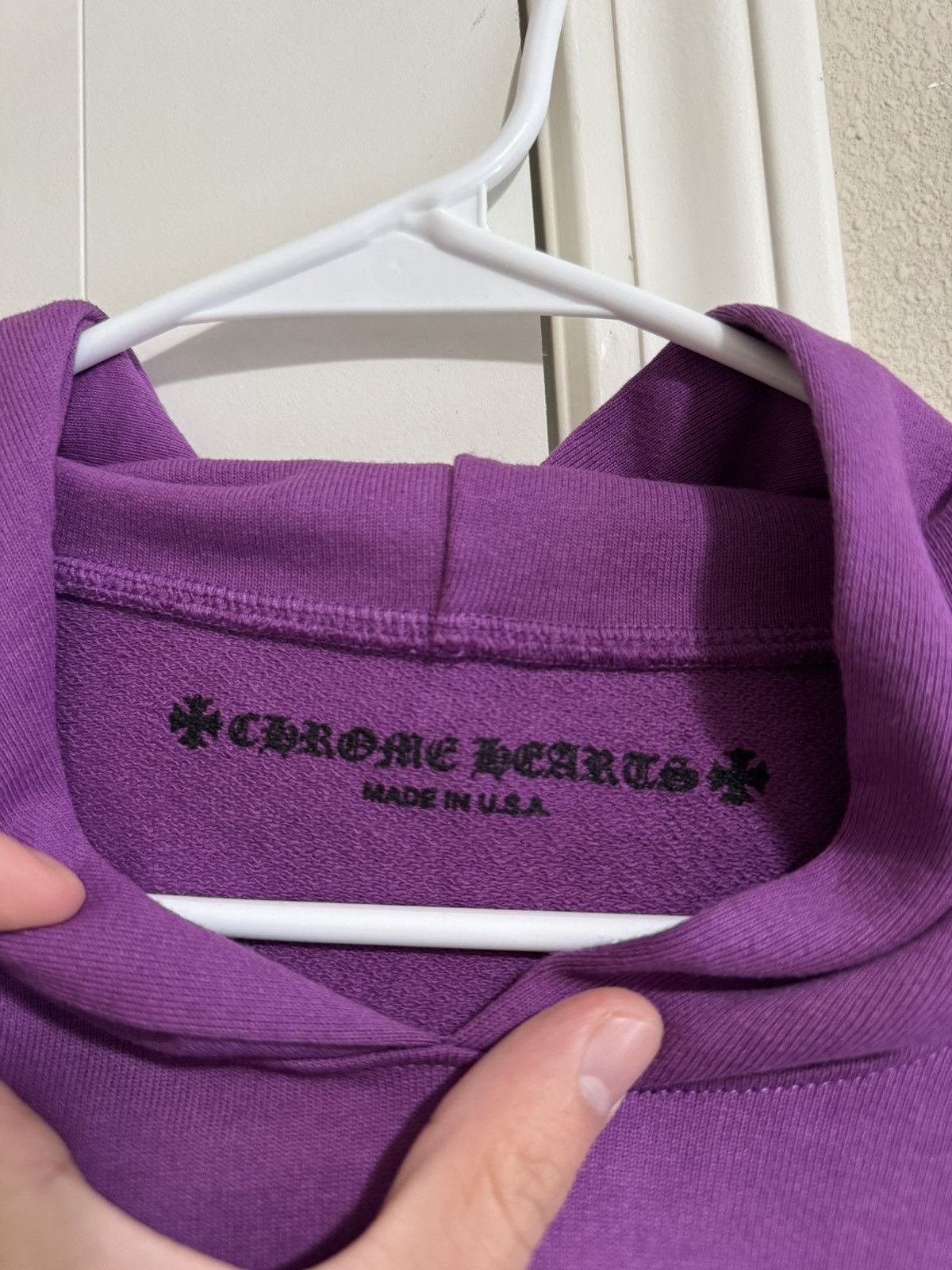 Chrome Hearts × Matty Boy Chrome Hearts Matty Boy I Want More Not Less Hoodie Purple Size US L / EU 52-54 / 3 - 5 Thumbnail