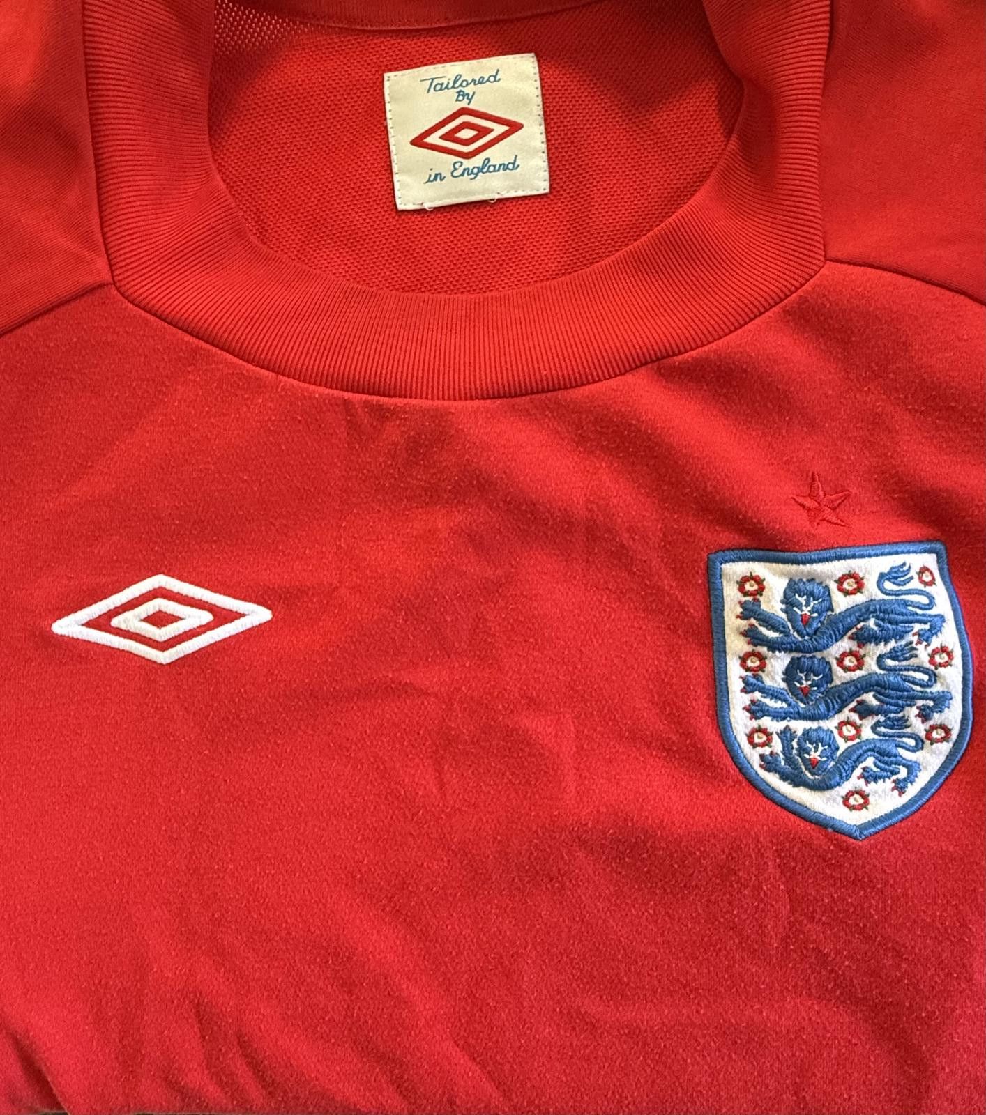 Umbro Vintage England Football Jersey by Umbro Size US M / EU 48-50 / 2 - 2 Thumbnail