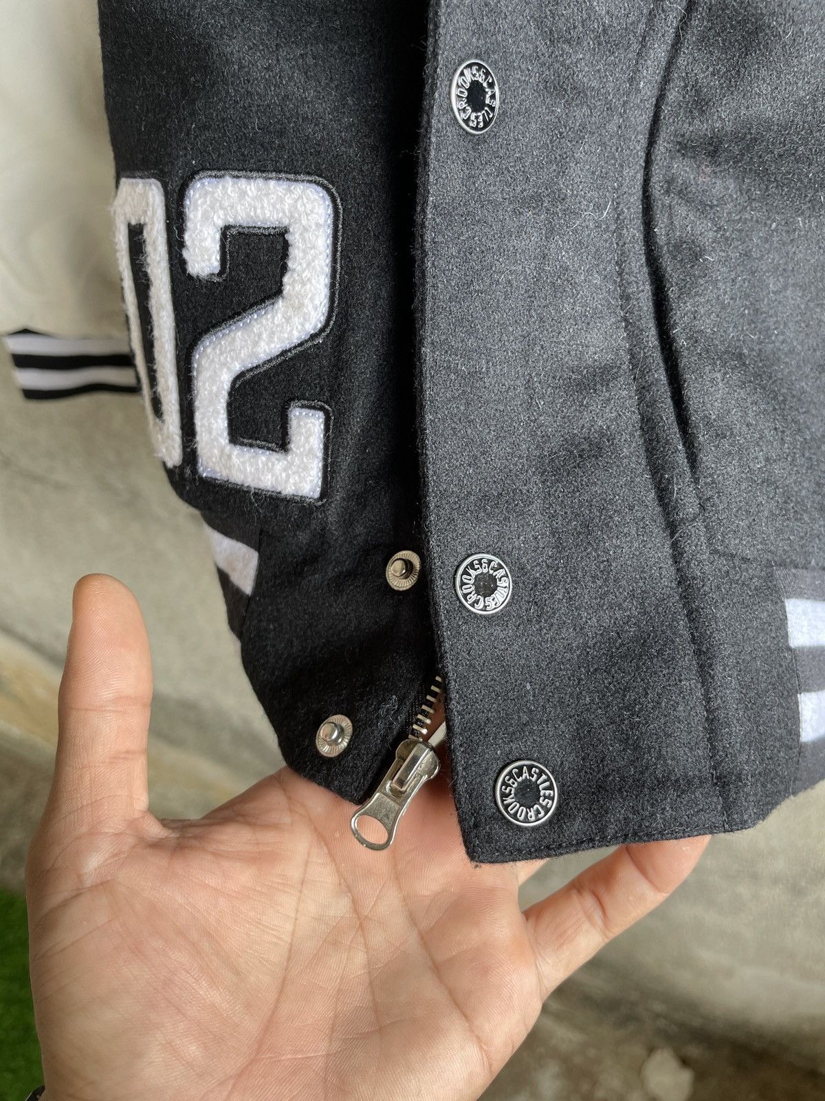 Crooks & Castles Vintage 90s🔥Crooks&Castles🔥Big Logo Varsity Leather jacket Size US M / EU 48-50 / 2 - 12 Thumbnail