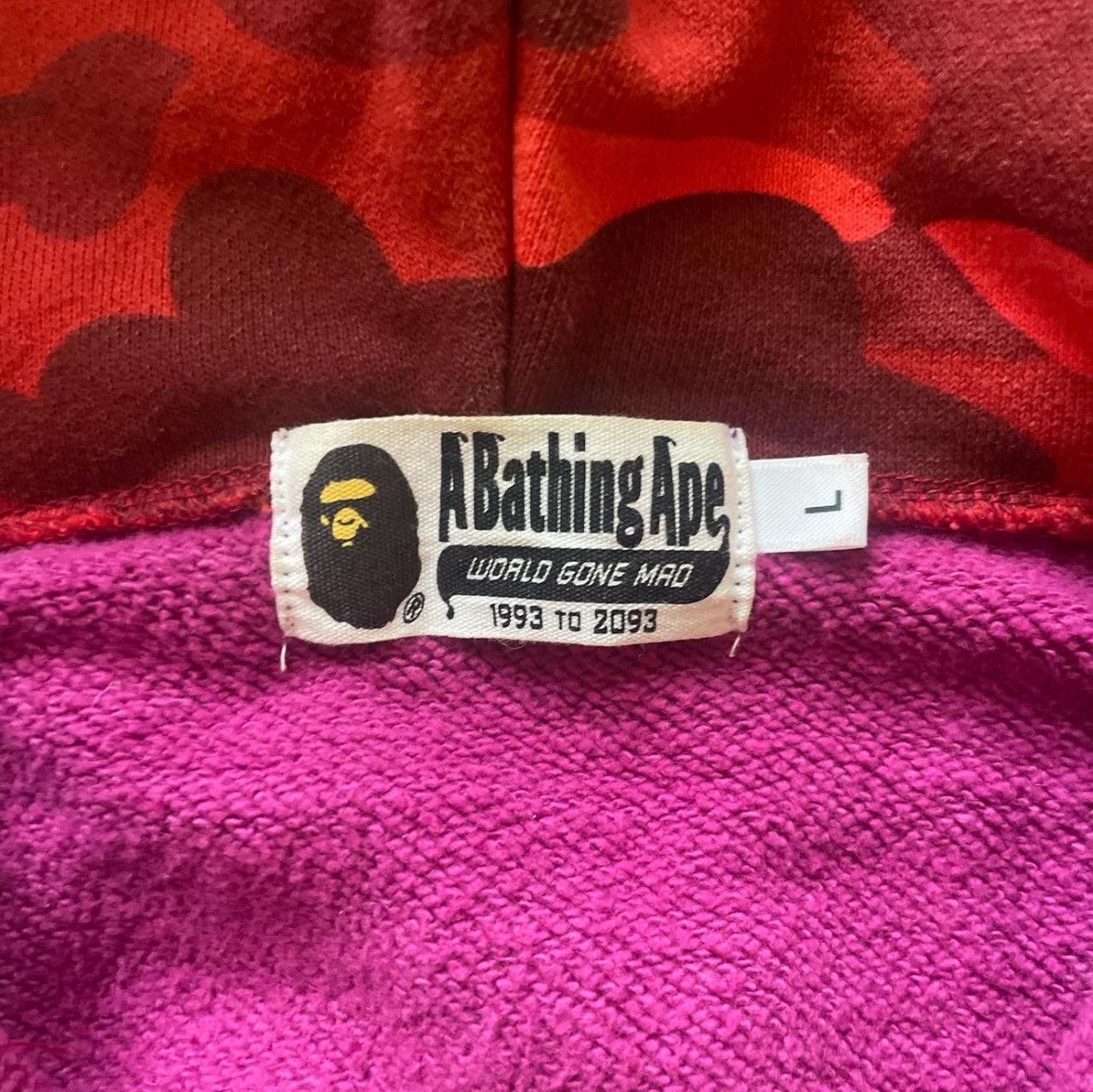 Bape A Bathing Ape Shark Camo Hoodie Size US L / EU 52-54 / 3 - 3 Thumbnail