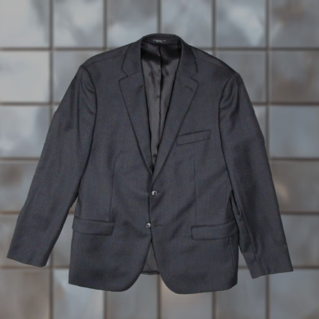 John Varvatos John Varvatos Star USA Jacket Mens 44 R Gray Single Breast 2 Button Wool Size US S / EU 44-46 / 1 - 1 Thumbnail