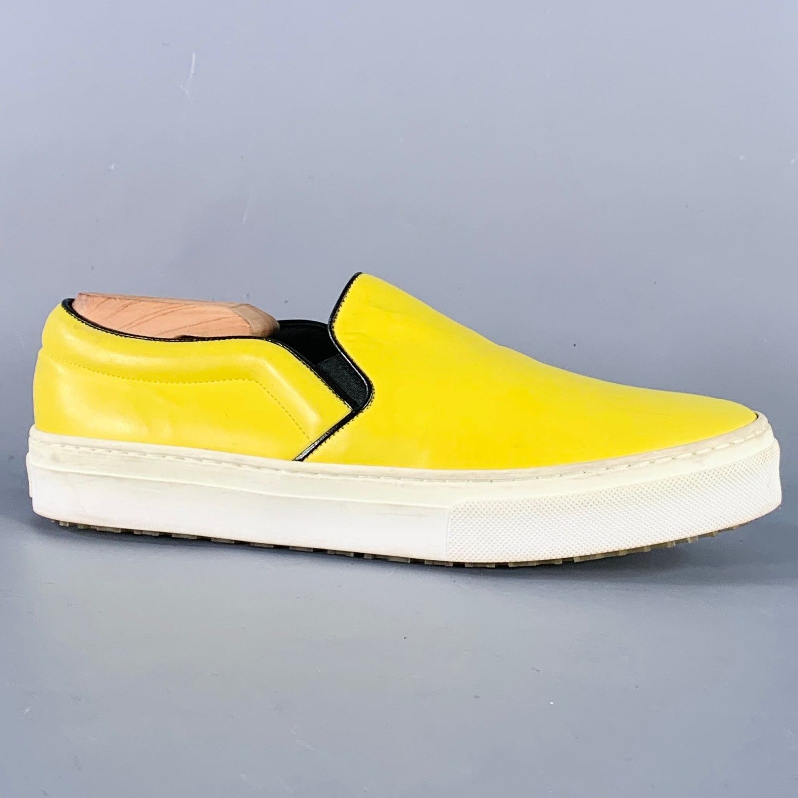 Celine CELINE Size 9 Yellow Leather Slip On Sneakers Size US 9 / EU 42 - 2 Thumbnail