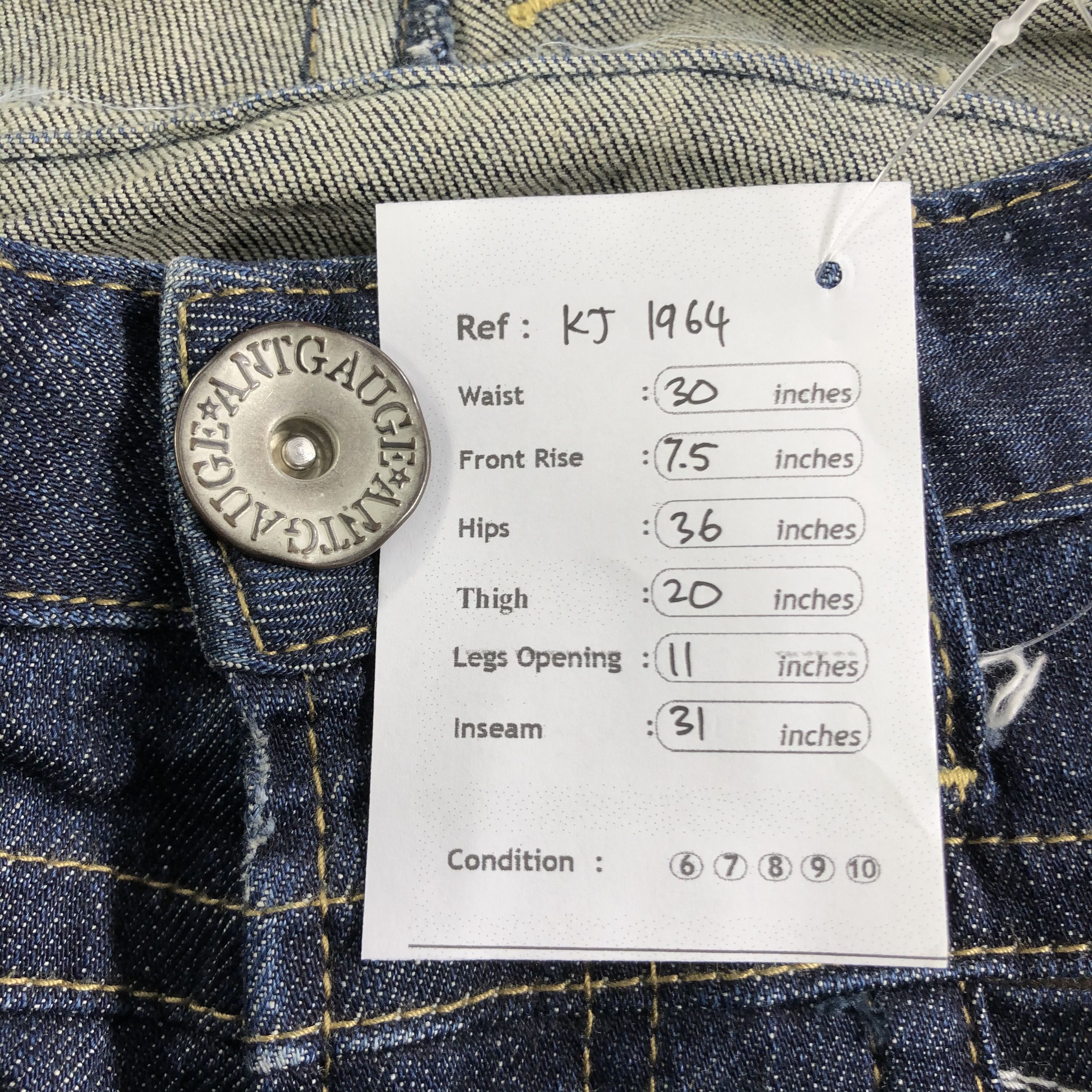Japanese Brand Japanese Brand Antgauge Skinny Jeans KJ1964 Size 30" / US 8 / IT 44 - 11 Thumbnail