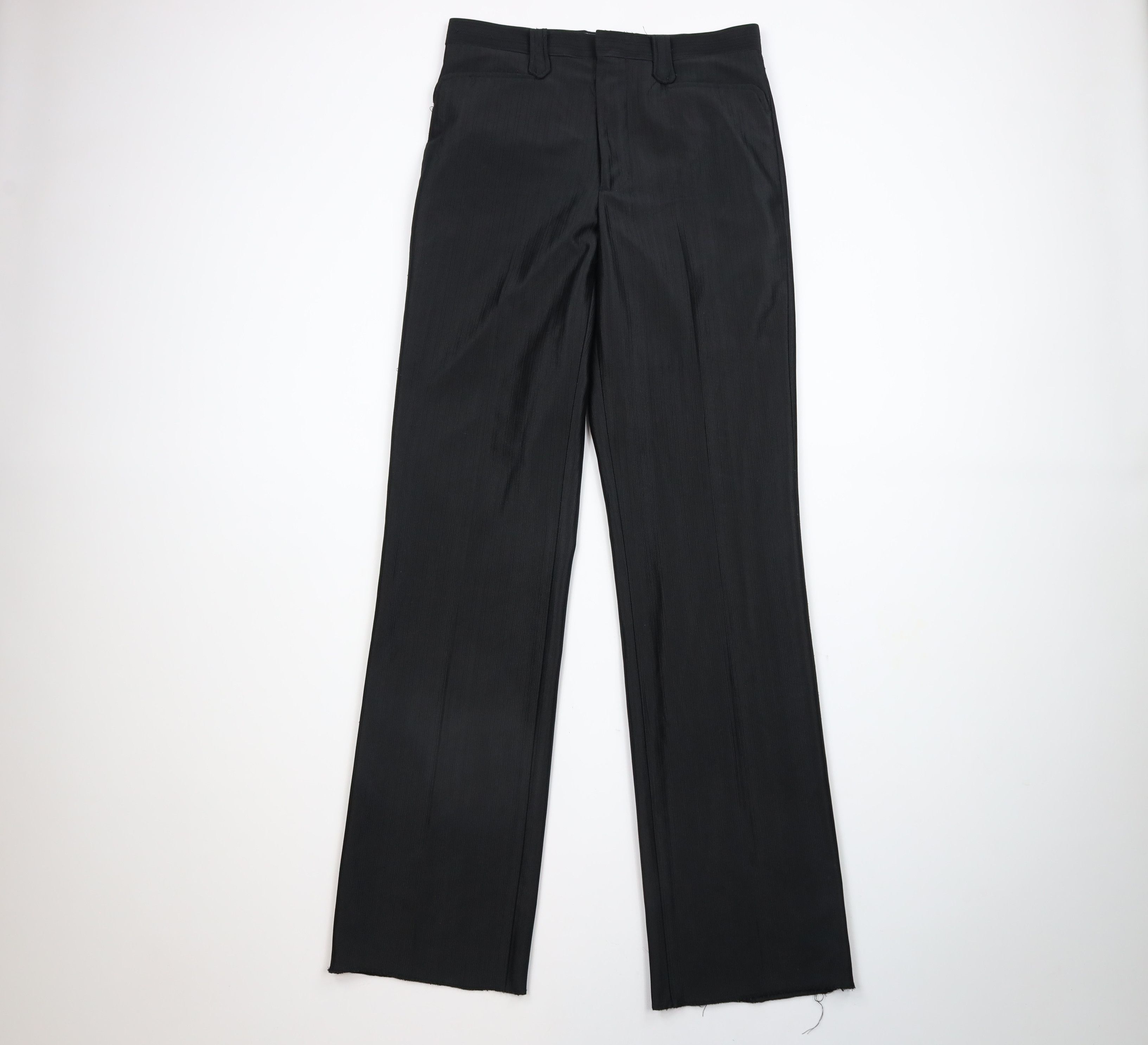 Vintage Vintage 90s Rockabilly Western Striped Knit Wide Leg Pants Size US 32 / EU 48 - 1 Thumbnail