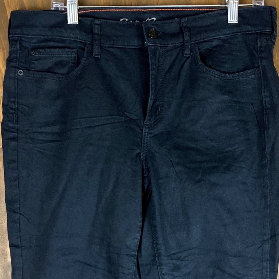 Eddie Bauer Eddie Bauer Womens Jeans Black Slightly Curvy Slim Straight Mid Rise Stretch 12 Jeans Womens Black Slim Straight Mid Rise Stretch 12 Size 24" / US 00 / IT 34 - 2 Thumbnail