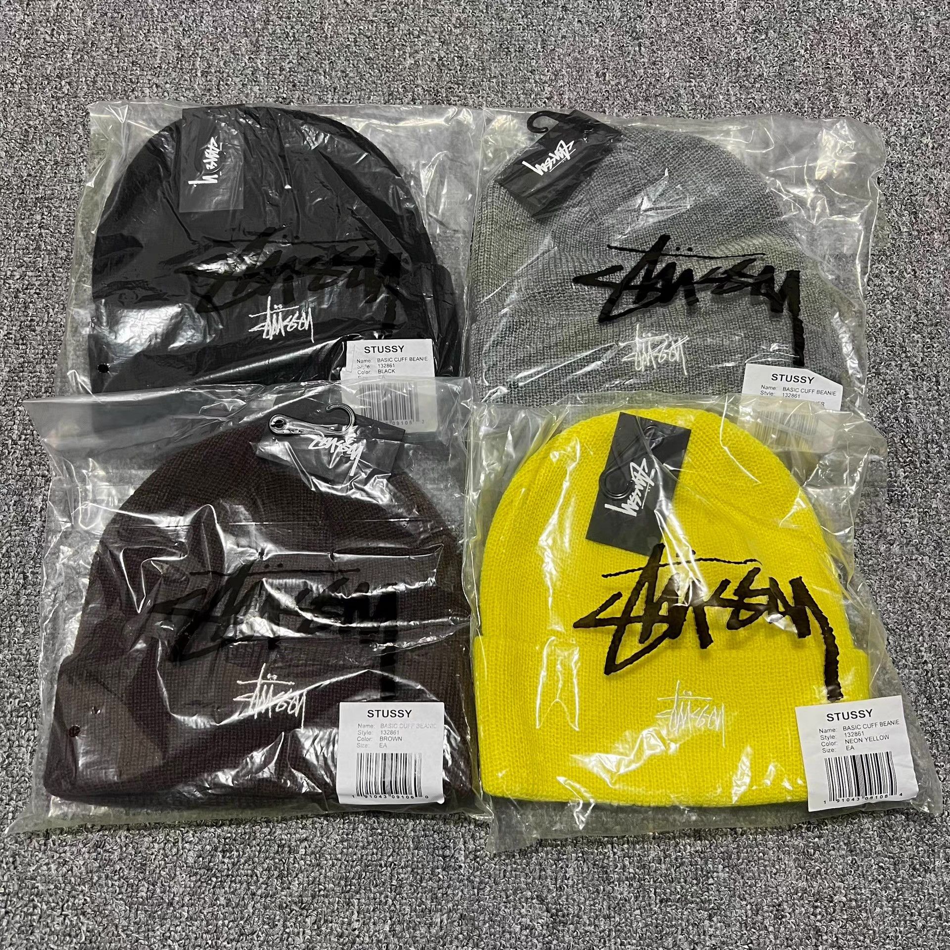 Stussy Stussy Classic Solid Color Embroidered Logo Knit Beanie Q7 Size ONE SIZE - 2 Thumbnail