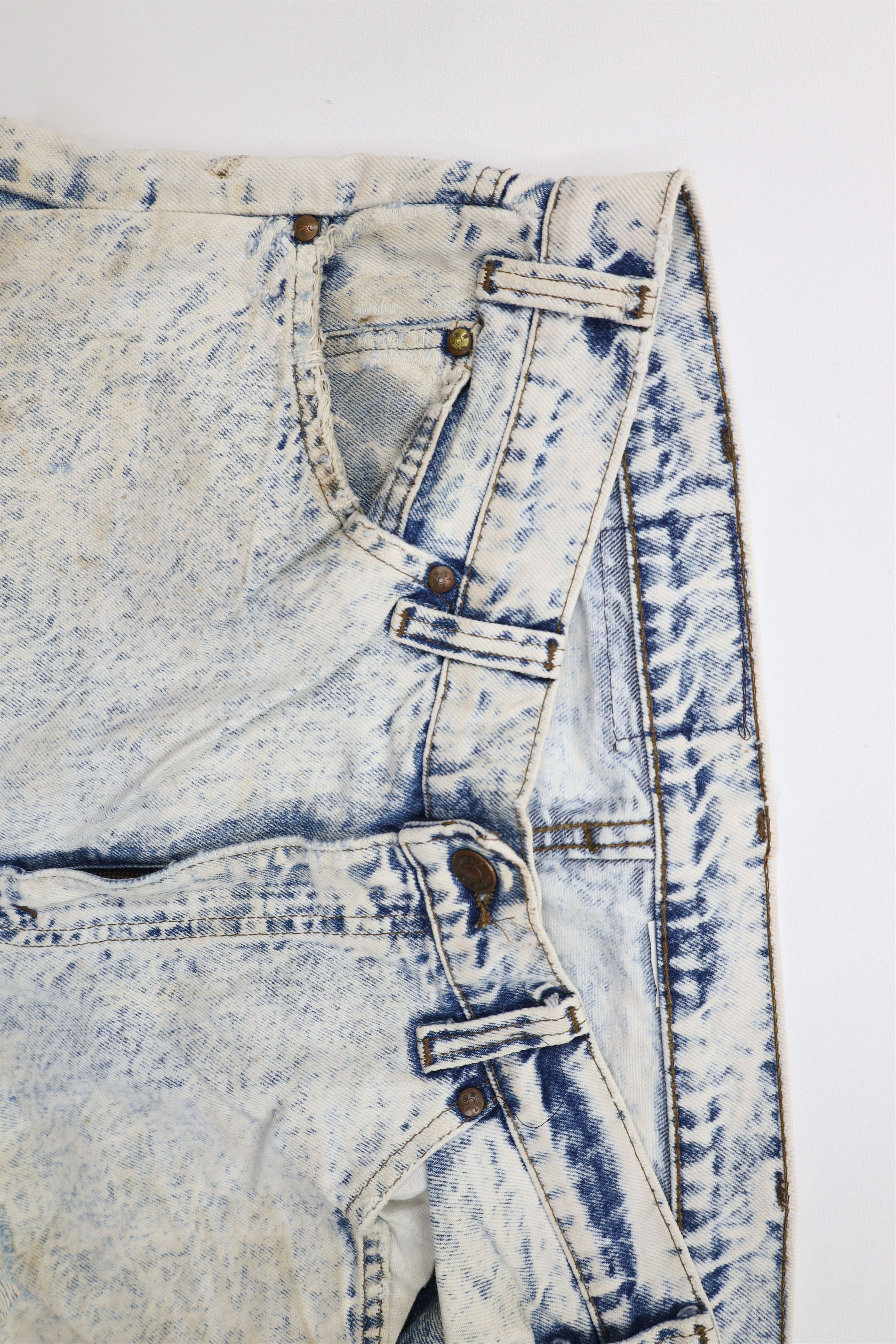 Vintage Vintage 90s Streetwear Acid Wash Straight Leg Denim Jeans Size US 34 / EU 50 - 9 Thumbnail