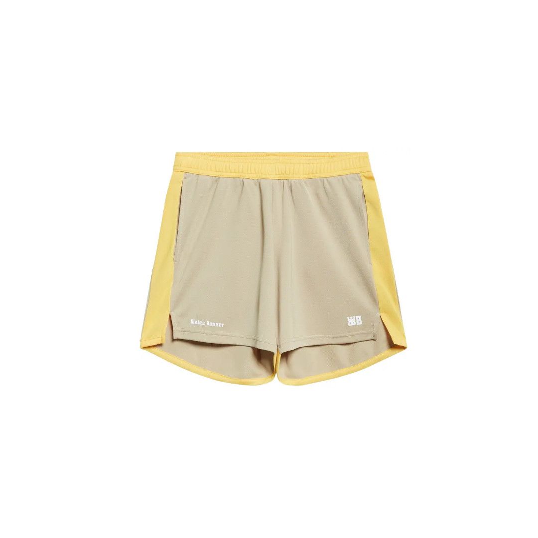 o1mle0825 Home Jersey Shorts in Neutrals/Yellow