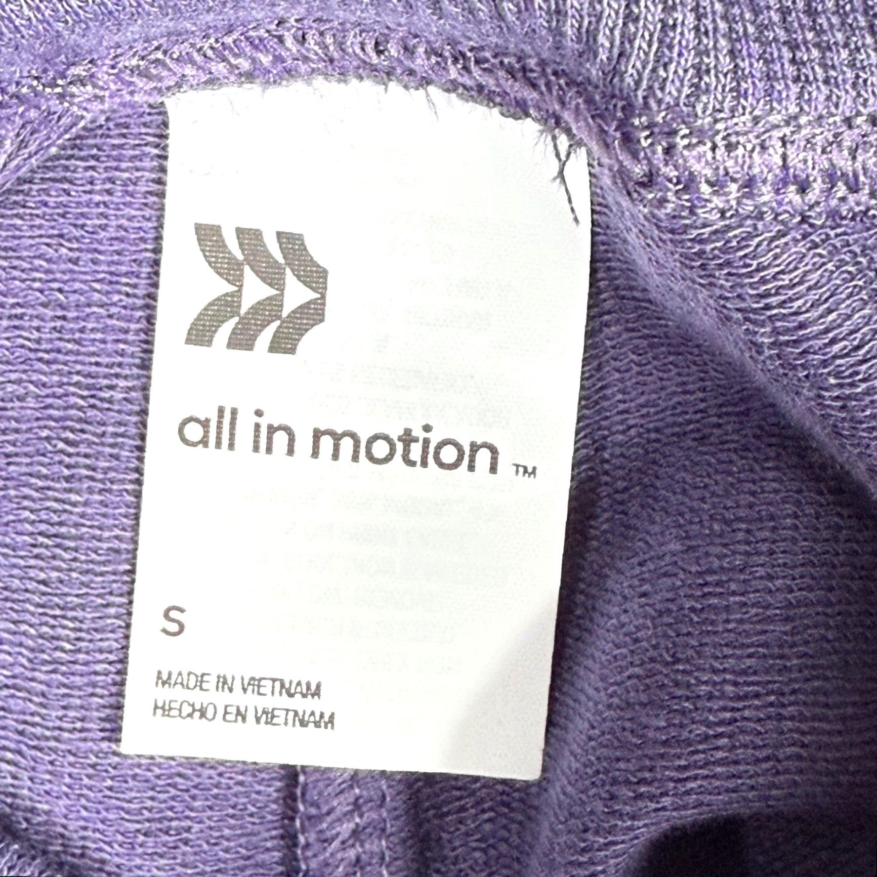 Vintage VINTAGE All In Motion Jogger Pants Purple Ribbed High Rise? Size 28" / US 6 / IT 42 - 5 Thumbnail