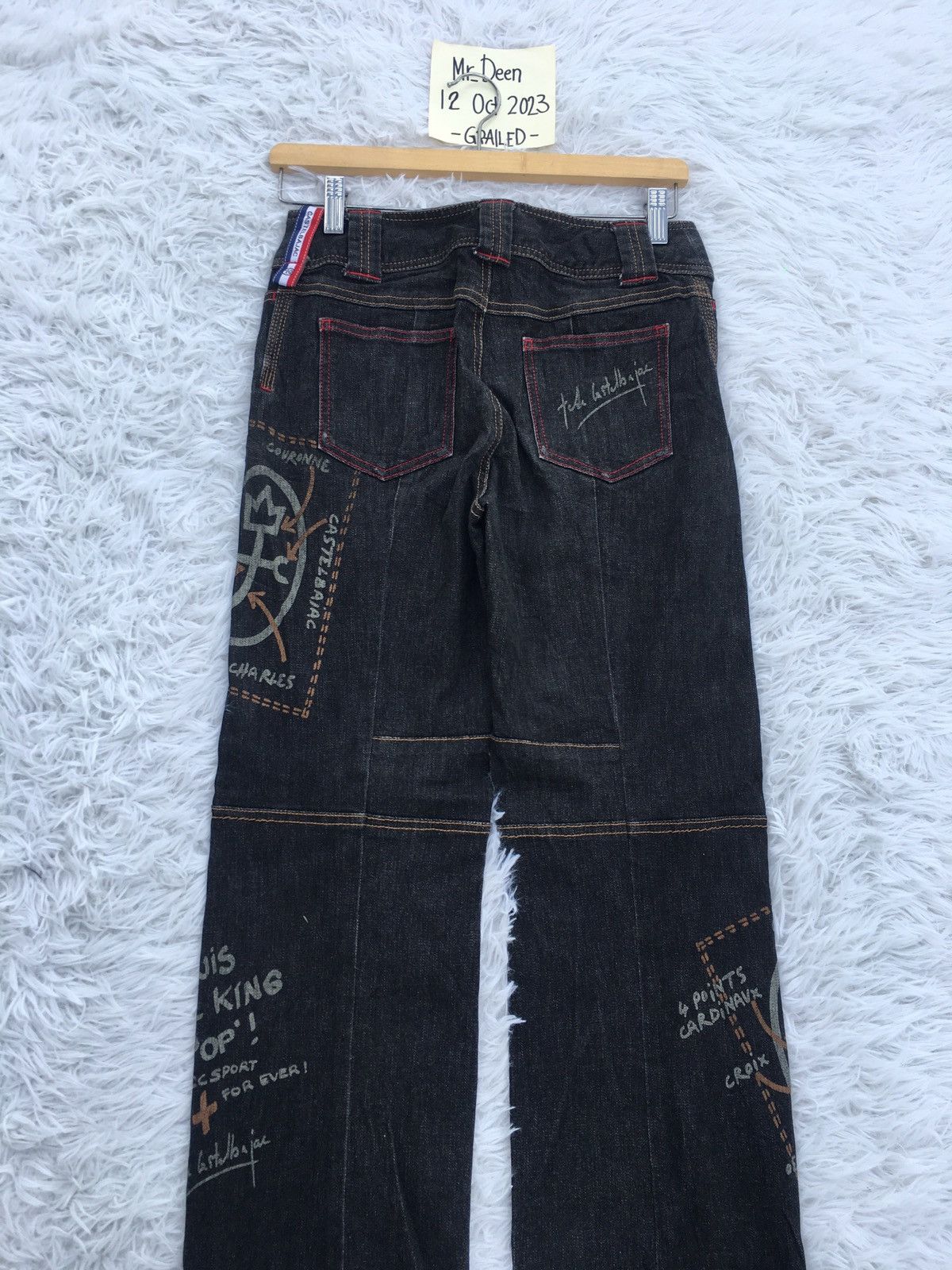 Jean Charles De Castelbajac Rare Vintage Jean Charles de Castelbajac Jean/Denim Size US 26 / EU 42 - 21 Thumbnail