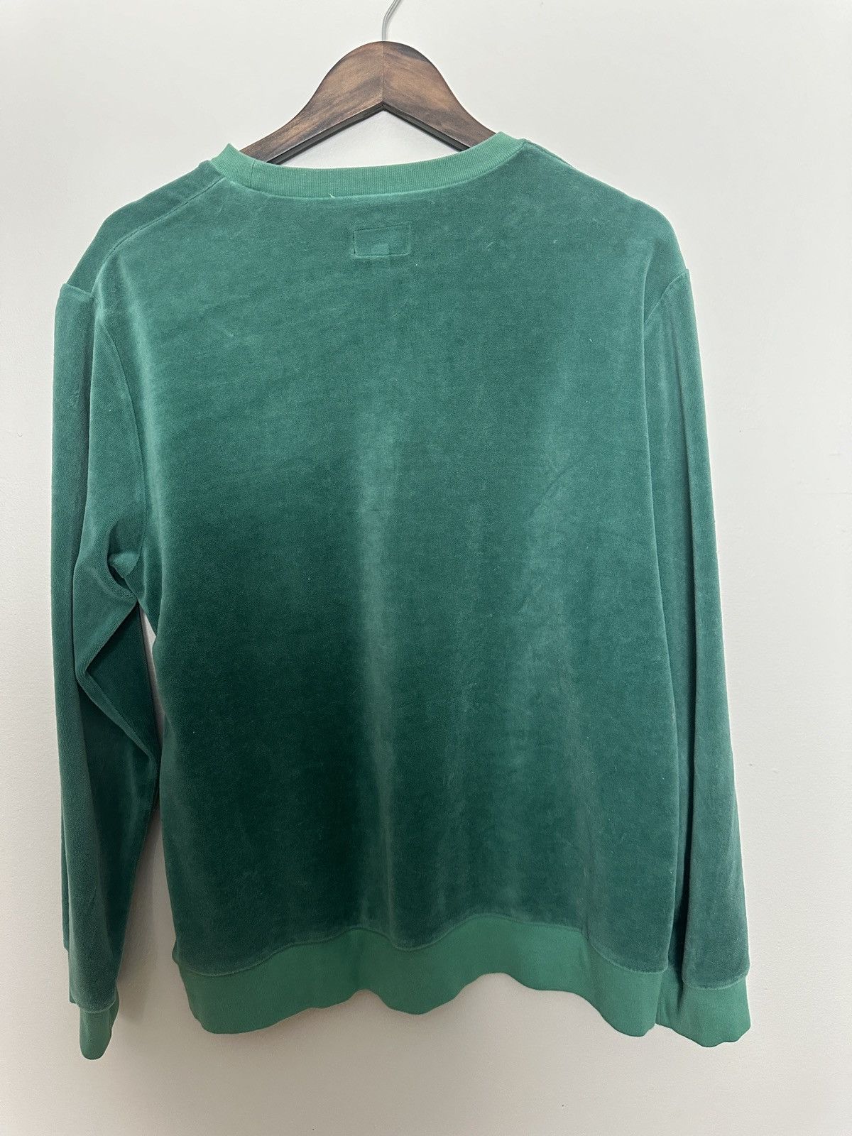 Supreme Supreme FW16 Green Velour Crewneck Small Size US L / EU 52-54 / 3 - 5 Thumbnail