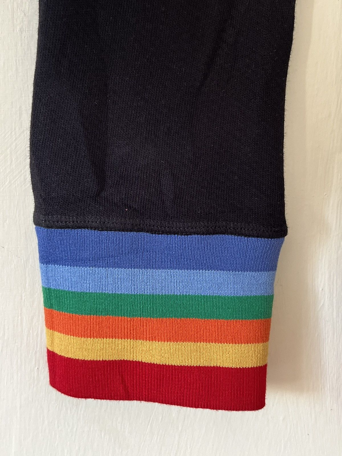 Loewe Loewe Rainbow black rip zip hoodie Size US M / EU 48-50 / 2 - 8 Thumbnail